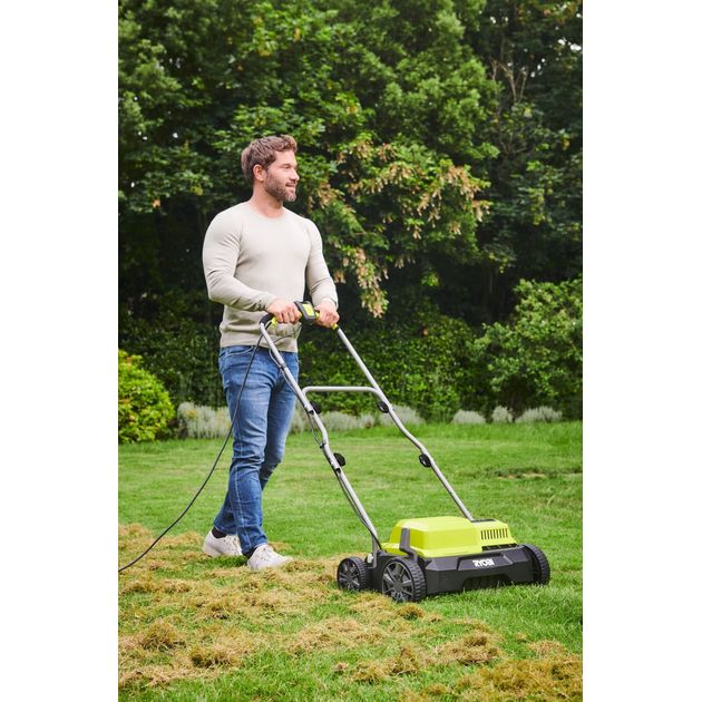 Ryobi Аератор-скарифікатор мережевий RY1400SF35B 1400Вт 35см 55л 11.2кг, фото , зображення 3 | SNABZHENIE.com.ua Ryobi Аератор-скарифікатор мережевий RY1400SF35B 1400Вт 35см 55л 11.2кг, фото , зображення 3 | SNABZHENIE.com.ua