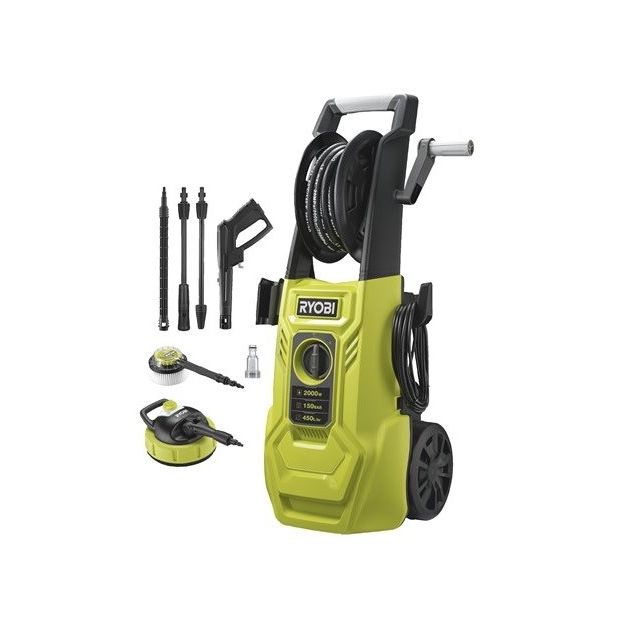 Ryobi Мінімийка високого тиску RY150PWA 2000Вт 150бар 450л/год шланг 8м 11.2кг, фото  | SNABZHENIE.com.ua