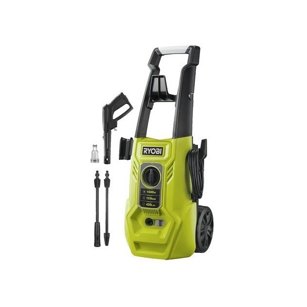 Ryobi Мінімийка високого тиску RY120PWA 1600Вт 120бар 420л/год шланг 5м 8.14кг, фото  | SNABZHENIE.com.ua