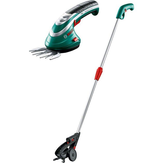 Bosch Кущоріз ISIO, акумуляторний 3.6 V Li 1.5 Ач, ніж 12 см, зі штангою, фото  | SNABZHENIE.com.ua