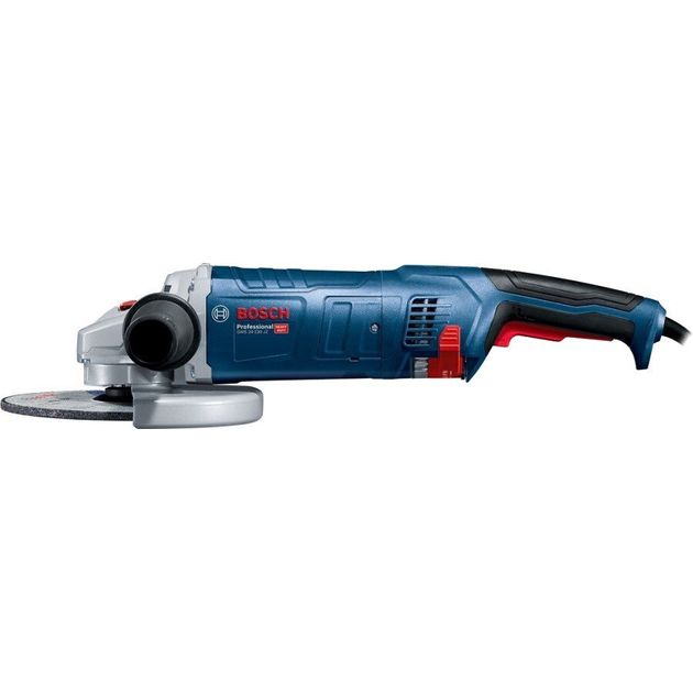 Bosch Шліфмашина кутова GWS 24-230 JZ, 230мм, 2400Вт , 8500об•хв, плавн. пуск, із системою захисту від пилу Cyclone Tech, 5.8кг, фото , изображение 3 | SNABZHENIE.com.ua