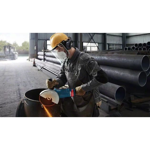 Bosch Шліфмашина кутова GWS 24-230 P, 230мм, 2400Вт, 8500об•хв, 5.7кг, фото , изображение 7 | SNABZHENIE.com.ua