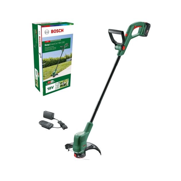 Bosch Тример садовий Bosch EasyGrassCut 18V-230 акумуляторний, АКБ PBA 18V 2.0Ah W-B та AL 1810 CV, фото , зображення 4 | SNABZHENIE.com.ua Bosch Тример садовий Bosch EasyGrassCut 18V-230 акумуляторний, АКБ PBA 18V 2.0Ah W-B та AL 1810 CV, фото , зображення 4 | SNABZHENIE.com.ua