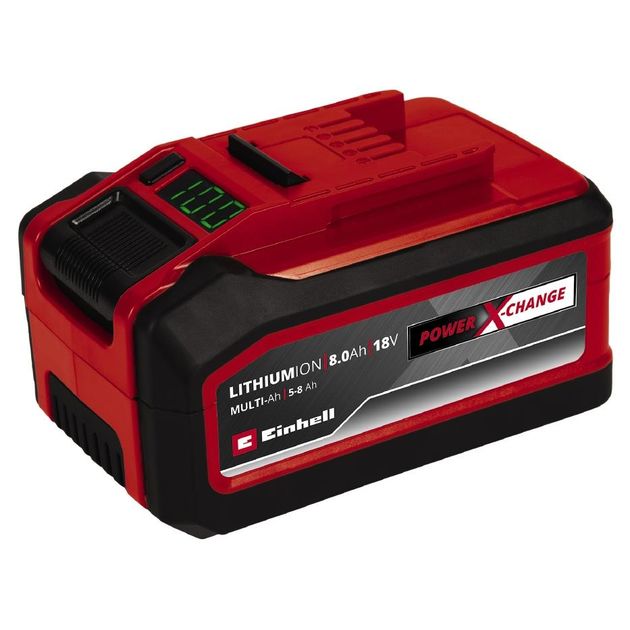 Einhell Акумулятор 18V 5-8 Ah, PXC Plus, 18 В,5-8 Аг, Multi-Ah (перемикач ємності), 1 кг, фото  | SNABZHENIE.com.ua