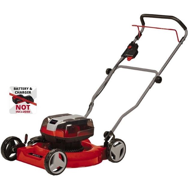 Einhell Газонокосарка акум GE-CM 36/48 Li M - Solo, 36В, PXC, 48 см, 30-75 мм, без травозбірника, мульчування, 16.9 кг (без АКБ і ЗП), фото  | SNABZHENIE.com.ua