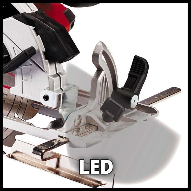 Einhell Пила циркулярна TE-CS 18/165-1 Li - Solo акум., PXC, 18В, 4200 об/хв, диск 165х20 мм, 2.6 кг (без АКБ і ЗП), фото , изображение 8 | SNABZHENIE.com.ua Einhell Пила циркулярна TE-CS 18/165-1 Li - Solo акум., PXC, 18В, 4200 об/хв, диск 165х20 мм, 2.6 кг (без АКБ і ЗП), фото , изображение 8 | SNABZHENIE.com.ua