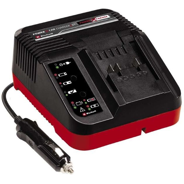 Einhell Зарядний пристрій 18V Power X-Car Charger 3A, PXC, від прикурювача 12В, 0.32 кг, фото  | SNABZHENIE.com.ua