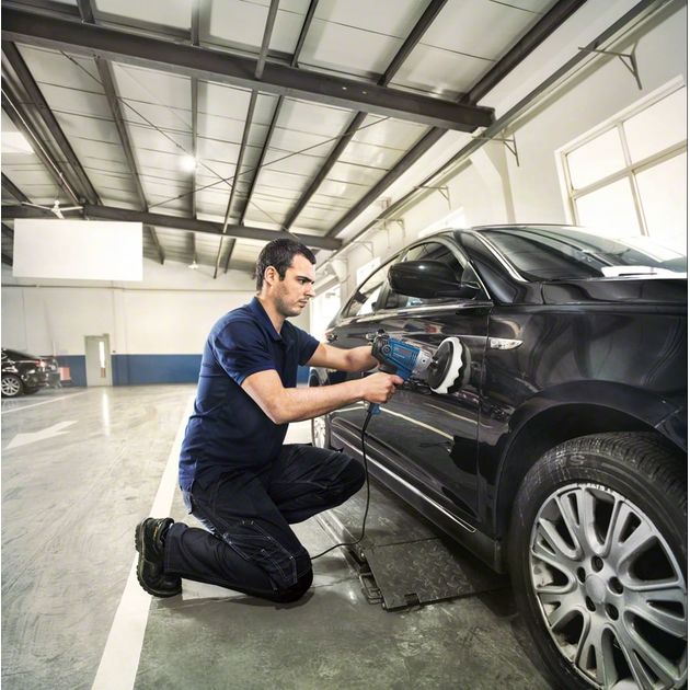 Bosch Шліфмашина полірувальна Professional GPO 950, 180 мм, 950 Вт, 600-2100 об/хв, 2.3 кг, без АКБ та ЗП, фото , изображение 4 | SNABZHENIE.com.ua