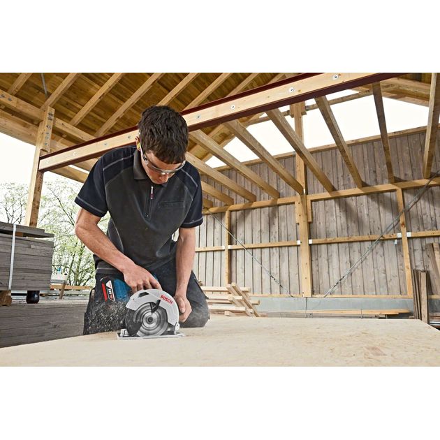 Bosch Пила циркулярна Professional GKS 18V-57, 18 В, диск 164 мм, 3400 об/хв, 3.4 кг, фото , изображение 5 | SNABZHENIE.com.ua