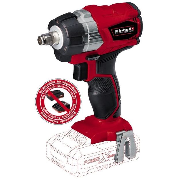 Einhell Гайкокрут ударний TP-CW 18 Li BL - Solo акум., PXC, 18В, 215 Нм, безщітк., квадрат, 1.1 кг (без АКБ і ЗП), фото  | SNABZHENIE.com.ua