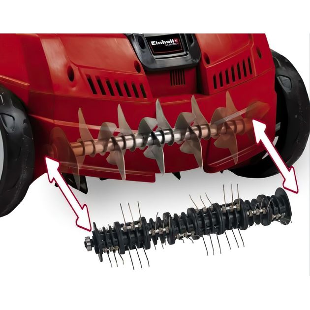 Einhell Аератор-скарифікатор GC-SA 1231/1, 1200Вт, 31 см, 28л, до 300 кв.м., фото , изображение 5 | SNABZHENIE.com.ua Einhell Аератор-скарифікатор GC-SA 1231/1, 1200Вт, 31 см, 28л, до 300 кв.м., фото , изображение 5 | SNABZHENIE.com.ua