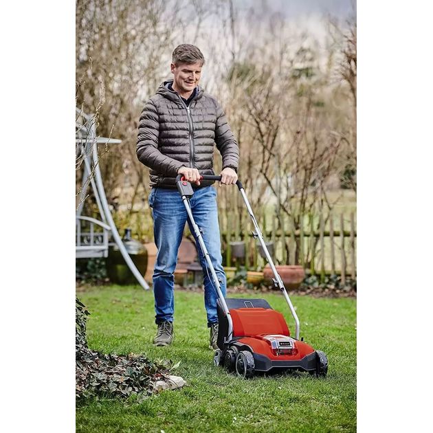 Einhell Аератор-скарифікатор акумуляторний GC-SC 18/28 Li-Solo 18В 28см ножи 12шт 6.65кг (без АКБ та ЗП), фото , изображение 3 | SNABZHENIE.com.ua Einhell Аератор-скарифікатор акумуляторний GC-SC 18/28 Li-Solo 18В 28см ножи 12шт 6.65кг (без АКБ та ЗП), фото , изображение 3 | SNABZHENIE.com.ua