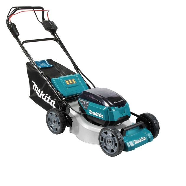 Makita Газонокосарка акумуляторна DLM462Z самохідна, LXT 36В (18+18В), 46 см, 60 л, 39 кг, 20-100мм, мульчір-е, 2.5-5 км/год, до 1900 м2, SOLO, фото , зображення 5 | SNABZHENIE.com.ua Makita Газонокосарка акумуляторна DLM462Z самохідна, LXT 36В (18+18В), 46 см, 60 л, 39 кг, 20-100мм, мульчір-е, 2.5-5 км/год, до 1900 м2, SOLO, фото , зображення 5 | SNABZHENIE.com.ua