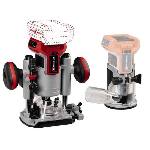 Einhell Фрезер Einhell TP-RO 18 Set Li BL - Solo акум., PXC, 18В, 6/8 мм, 10000-30000 об/хв, фото , изображение 3 | SNABZHENIE.com.ua Einhell Фрезер Einhell TP-RO 18 Set Li BL - Solo акум., PXC, 18В, 6/8 мм, 10000-30000 об/хв, фото , изображение 3 | SNABZHENIE.com.ua