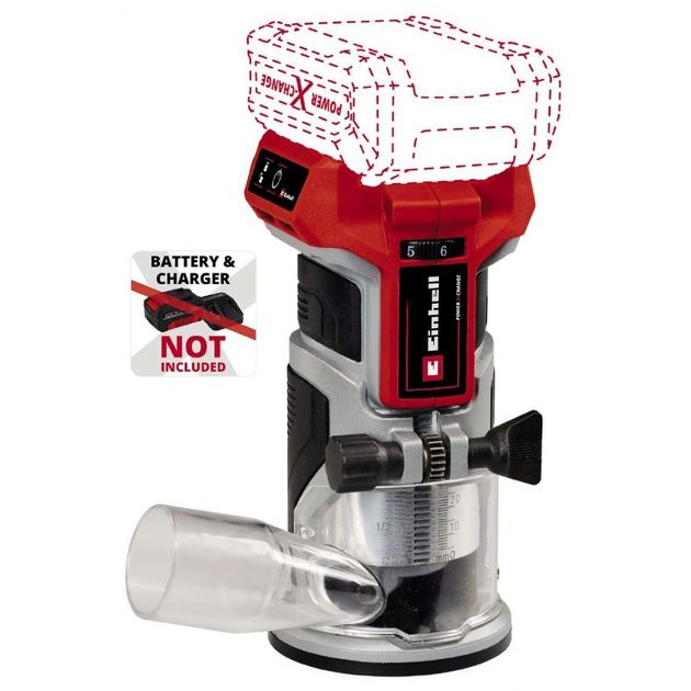 Einhell Фрезер кромковий TP-ET 18 Li BL - Solo акум., PXC, 18В, 6/8 мм, 10000-30000 об/хв, фото , изображение 2 | SNABZHENIE.com.ua Einhell Фрезер кромковий TP-ET 18 Li BL - Solo акум., PXC, 18В, 6/8 мм, 10000-30000 об/хв, фото , изображение 2 | SNABZHENIE.com.ua