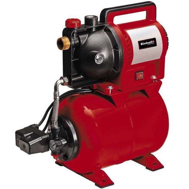 Einhell Станція насосна GC-WW 1045 N, 1050 Вт, 4500 л/год, бак 20 л, вис. 48 м, глиб. 8 м, фото  | SNABZHENIE.com.ua