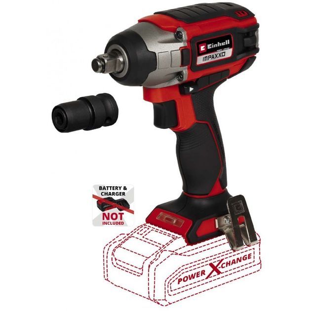Einhell Гайкокрут ударний IMPAXXO 18/230 акум., PXC, 230 Нм, 18В, фото , изображение 3 | SNABZHENIE.com.ua Einhell Гайкокрут ударний IMPAXXO 18/230 акум., PXC, 230 Нм, 18В, фото , изображение 3 | SNABZHENIE.com.ua