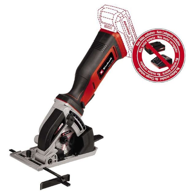 Einhell Міні-пила циркулярна TE-CS 18/89 Li - Solo акум., PXC, 18В, 3500 об/хв, диск 89х10 мм, фото  | SNABZHENIE.com.ua