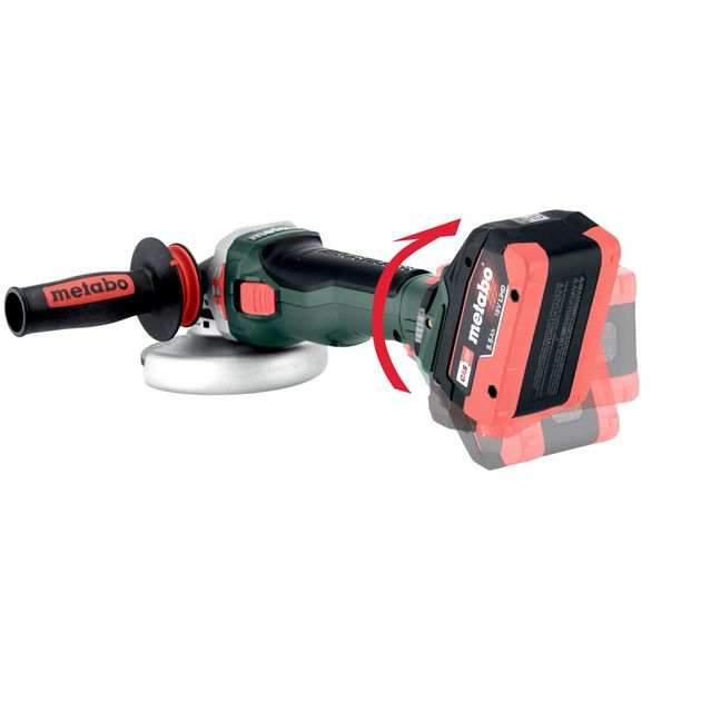 Metabo Шліфмашина кутова акумуляторна WVB 18 LTX BL 15-125 Quick, 125мм, 18В 2*5.5Ач, 2500-10000об/хв, М14, metaBOX 165 L, 2кг, фото , изображение 3 | SNABZHENIE.com.ua Metabo Шліфмашина кутова акумуляторна WVB 18 LTX BL 15-125 Quick, 125мм, 18В 2*5.5Ач, 2500-10000об/хв, М14, metaBOX 165 L, 2кг, фото , изображение 3 | SNABZHENIE.com.ua