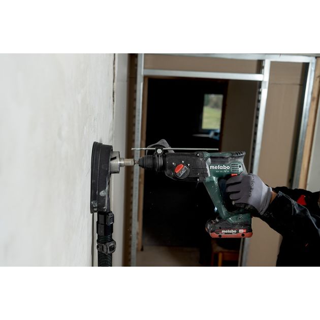 Metabo Перфоратор KH 18 LTX 24 акумуляторний, Li-Power, 18В 2*5.2Аг, SDS-plus, 2.1Дж, 3 режими, 0-1400об/хв, metaBOX 165 L, 2.6кг, фото , изображение 3 | SNABZHENIE.com.ua Metabo Перфоратор KH 18 LTX 24 акумуляторний, Li-Power, 18В 2*5.2Аг, SDS-plus, 2.1Дж, 3 режими, 0-1400об/хв, metaBOX 165 L, 2.6кг, фото , изображение 3 | SNABZHENIE.com.ua