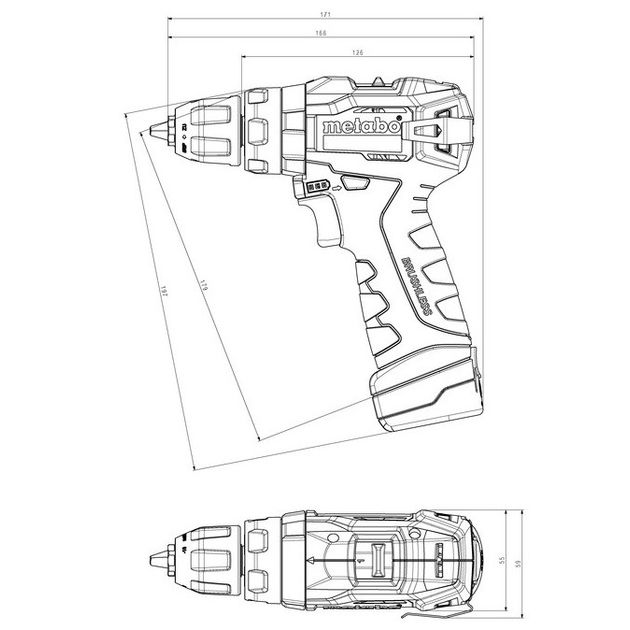 Metabo Шурпокрут-дриль POWERMAXX SB BL, акумуляторний,Li-Power, 2*12В, 2 Аг, кейс, 0.7кг, фото , изображение 5 | SNABZHENIE.com.ua Metabo Шурпокрут-дриль POWERMAXX SB BL, акумуляторний,Li-Power, 2*12В, 2 Аг, кейс, 0.7кг, фото , изображение 5 | SNABZHENIE.com.ua