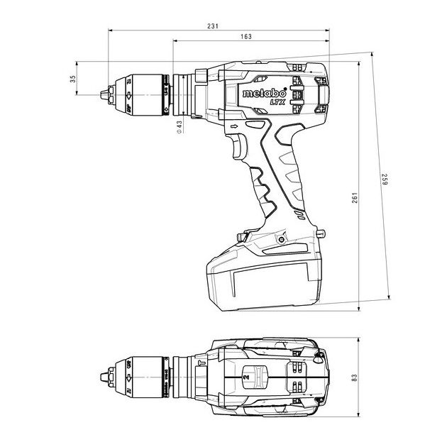 Metabo Дриль ударний акумуляторний SB 18 LTX IMPULS, 18В, без АКБ та ЗП, фото , изображение 3 | SNABZHENIE.com.ua Metabo Дриль ударний акумуляторний SB 18 LTX IMPULS, 18В, без АКБ та ЗП, фото , изображение 3 | SNABZHENIE.com.ua