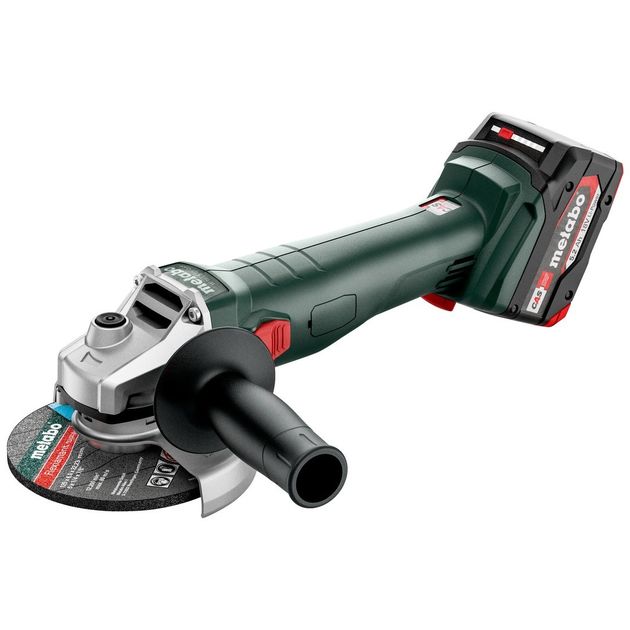 Metabo Шліфмашина кутова акумуляторна W 18 L 9-125 QUICK, 125мм, Li-Power, 2*18В, 5.2Аг, 2.3кг, фото  | SNABZHENIE.com.ua