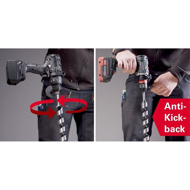 Metabo Дриль ударний SB 18 LTX BL Q I, акумуляторний, Li-Power, 18В, 1.8кг, фото , зображення 3 | SNABZHENIE.com.ua