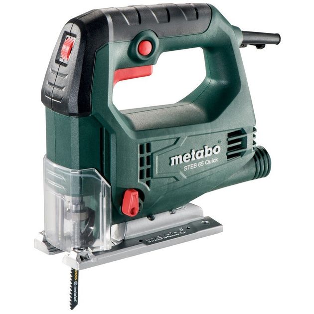 Metabo Лобзик STEB 65 QUICK, 450Вт, хід 18мм, 600-3000об/хв, 1.9кг, фото  | SNABZHENIE.com.ua