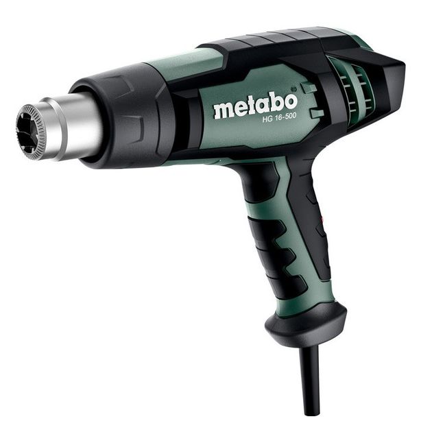 Metabo Фен будівельний HG 16-500, 1600Вт, 300 / 500 градусів, 240/450л/хв, 0.6кг, фото  | SNABZHENIE.com.ua