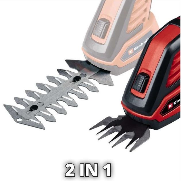Einhell Ножиці для трави акумуляторні GC-CG 3,6/70 Li WT, 3.6В 2 Аг, 70/110мм, крок різу 8мм, 0.8кг, фото , изображение 5 | SNABZHENIE.com.ua Einhell Ножиці для трави акумуляторні GC-CG 3,6/70 Li WT, 3.6В 2 Аг, 70/110мм, крок різу 8мм, 0.8кг, фото , изображение 5 | SNABZHENIE.com.ua
