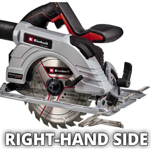 Einhell Пила циркулярна TE-CS 18/190 Li BL - Solo акум., PXC, безщітк., 3800 об/хв, 3.23 кг (без АКБ і ЗП), фото , изображение 3 | SNABZHENIE.com.ua Einhell Пила циркулярна TE-CS 18/190 Li BL - Solo акум., PXC, безщітк., 3800 об/хв, 3.23 кг (без АКБ і ЗП), фото , изображение 3 | SNABZHENIE.com.ua