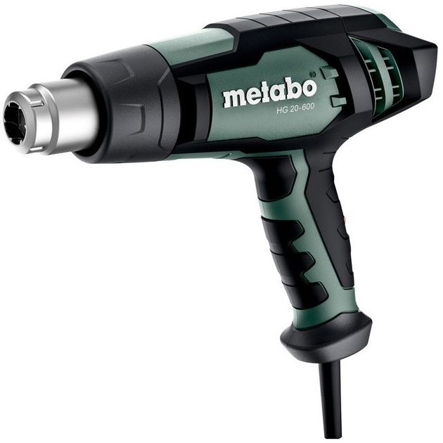 Metabo Фен будівельний HG 20-600 2000Вт 80-600°C 150/300/500л·хв 0.62кг, фото  | SNABZHENIE.com.ua
