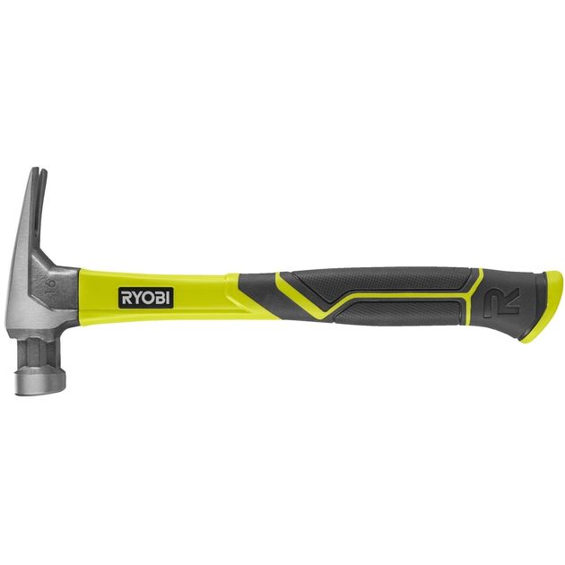 Ryobi Молоток столярний RH16FSS 450г магнітний утримувач руків'я скловолокно, фото  | SNABZHENIE.com.ua