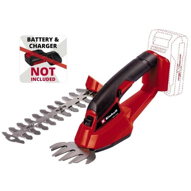 Einhell Ножиці для трави акум GE-CG 18 Li - Solo, 18В, PXC, леза 100/200 мм, 0.66 кг (без АКБ і ЗП), фото , изображение 3 | SNABZHENIE.com.ua Einhell Ножиці для трави акум GE-CG 18 Li - Solo, 18В, PXC, леза 100/200 мм, 0.66 кг (без АКБ і ЗП), фото , изображение 3 | SNABZHENIE.com.ua