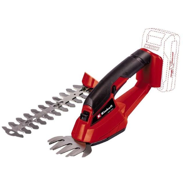 Einhell Ножиці для трави акум GE-CG 18 Li - Solo, 18В, PXC, леза 100/200 мм, 0.66 кг (без АКБ і ЗП), фото  | SNABZHENIE.com.ua
