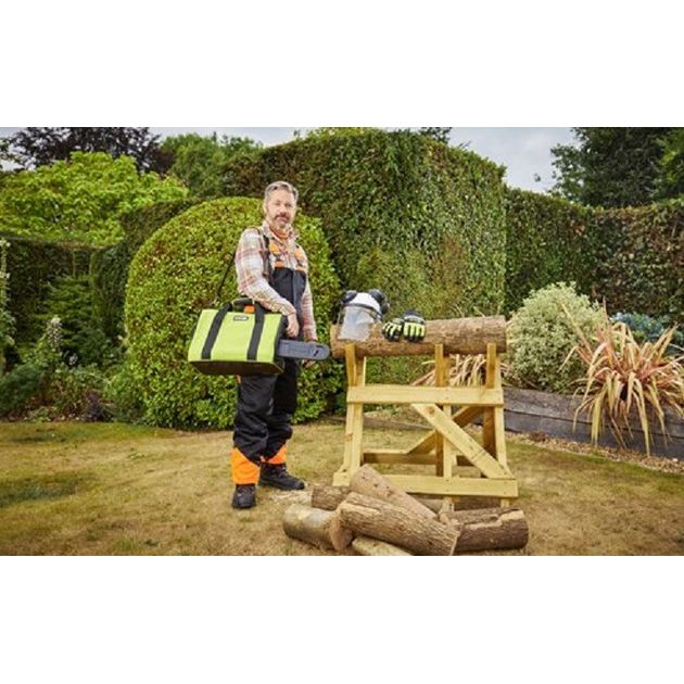 Ryobi Сумка для ланцюгової пили RAC256, знімний пластиковий піддон, фото , изображение 10 | SNABZHENIE.com.ua