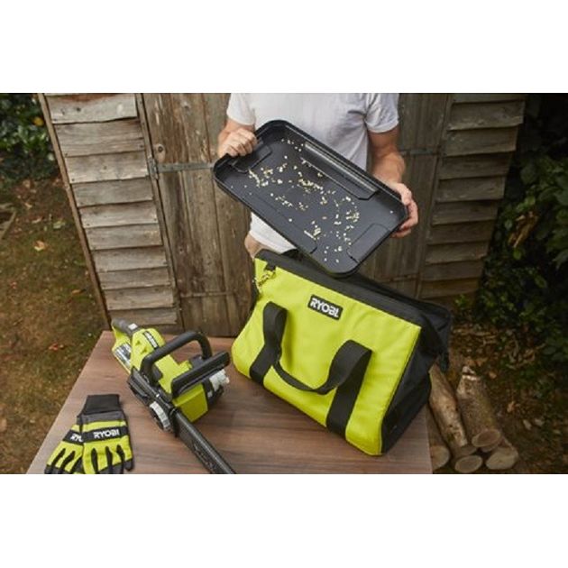 Ryobi Сумка для ланцюгової пили RAC256, знімний пластиковий піддон, фото , изображение 8 | SNABZHENIE.com.ua