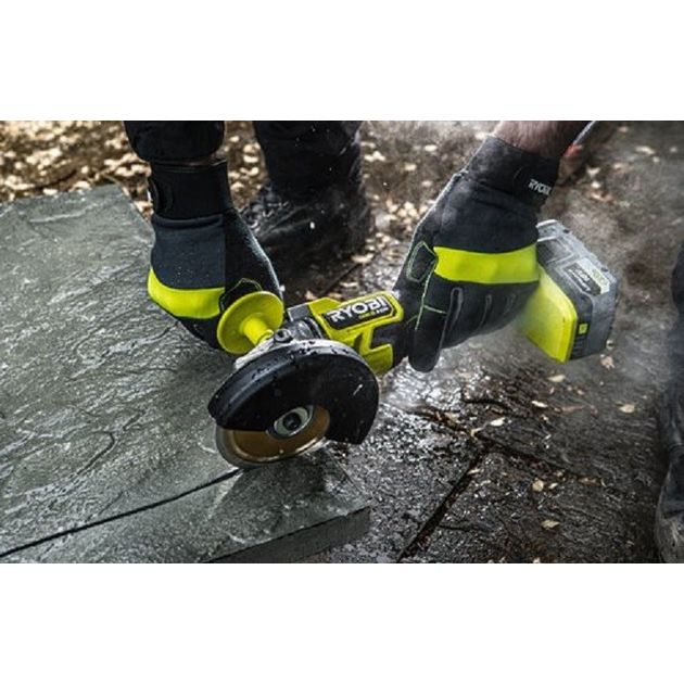 Ryobi Шліфмашина кутова RAG18X-0, акумуляторна ONE+ НР, безщіткова, 125мм, 18В (без АКБ та ЗУ), фото , зображення 7 | SNABZHENIE.com.ua Ryobi Шліфмашина кутова RAG18X-0, акумуляторна ONE+ НР, безщіткова, 125мм, 18В (без АКБ та ЗУ), фото , зображення 7 | SNABZHENIE.com.ua
