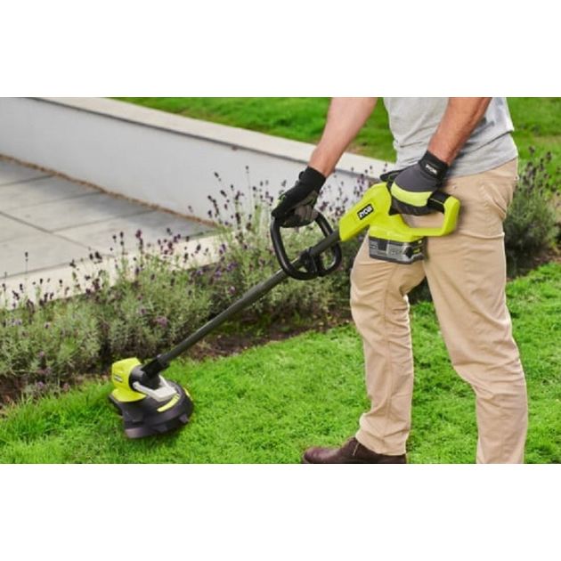 Ryobi Тример садовий акумуляторний ONE+ RY18LT33B-0 18В 33см 2.6кг без АКБ та ЗП, фото , изображение 6 | SNABZHENIE.com.ua Ryobi Тример садовий акумуляторний ONE+ RY18LT33B-0 18В 33см 2.6кг без АКБ та ЗП, фото , изображение 6 | SNABZHENIE.com.ua