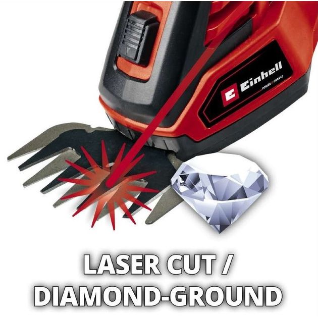 Einhell Ножиці для трави акум GE-CG 18/100 Li T - Solo, 18В, PXC (без АКБ і ЗП), фото , изображение 8 | SNABZHENIE.com.ua Einhell Ножиці для трави акум GE-CG 18/100 Li T - Solo, 18В, PXC (без АКБ і ЗП), фото , изображение 8 | SNABZHENIE.com.ua
