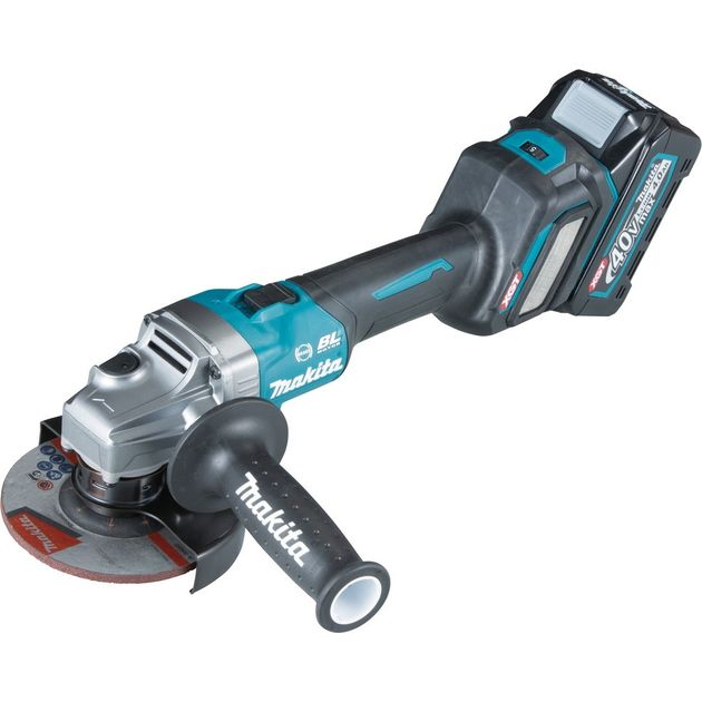 Makita Шліфмашина кутова акумуляторна XXGT 40 V MAX GA023GM201, фото  | SNABZHENIE.com.ua