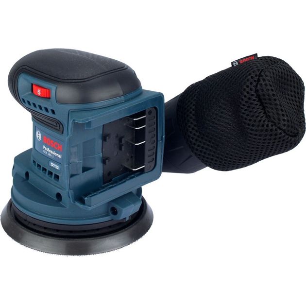 Bosch Шліфмашина ексцентрикова акумуляторна GEX 185-LI 18В 125 мм 6000-10000об·хв 0.93кг без АКБ та ЗП, фото , изображение 6 | SNABZHENIE.com.ua Bosch Шліфмашина ексцентрикова акумуляторна GEX 185-LI 18В 125 мм 6000-10000об·хв 0.93кг без АКБ та ЗП, фото , изображение 6 | SNABZHENIE.com.ua