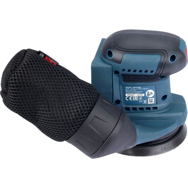 Bosch Шліфмашина ексцентрикова акумуляторна GEX 185-LI 18В 125 мм 6000-10000об·хв 0.93кг без АКБ та ЗП, фото , изображение 4 | SNABZHENIE.com.ua Bosch Шліфмашина ексцентрикова акумуляторна GEX 185-LI 18В 125 мм 6000-10000об·хв 0.93кг без АКБ та ЗП, фото , изображение 4 | SNABZHENIE.com.ua