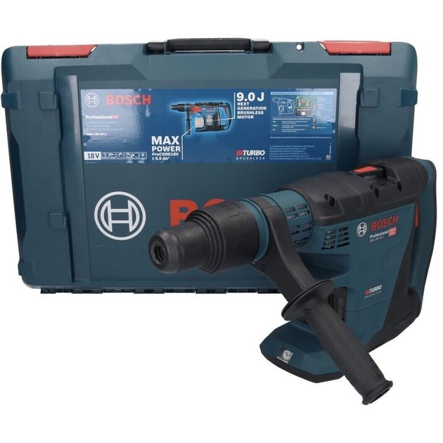 Bosch Перфоратор акумуляторний безщітковий GBH 18V-40 C BITURBO, 18 В, (без АКБ и ЗП), фото , изображение 6 | SNABZHENIE.com.ua Bosch Перфоратор акумуляторний безщітковий GBH 18V-40 C BITURBO, 18 В, (без АКБ и ЗП), фото , изображение 6 | SNABZHENIE.com.ua