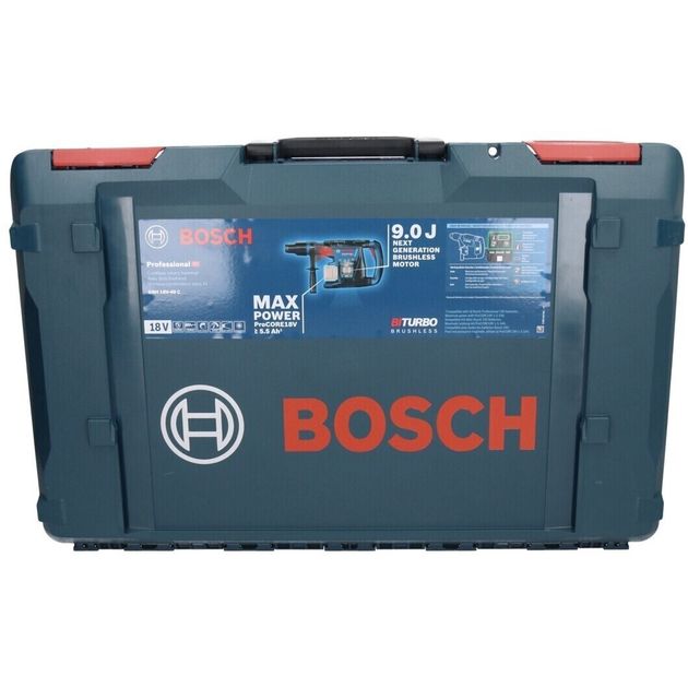 Bosch Перфоратор акумуляторний безщітковий GBH 18V-40 C BITURBO, 18 В, (без АКБ и ЗП), фото , изображение 5 | SNABZHENIE.com.ua Bosch Перфоратор акумуляторний безщітковий GBH 18V-40 C BITURBO, 18 В, (без АКБ и ЗП), фото , изображение 5 | SNABZHENIE.com.ua