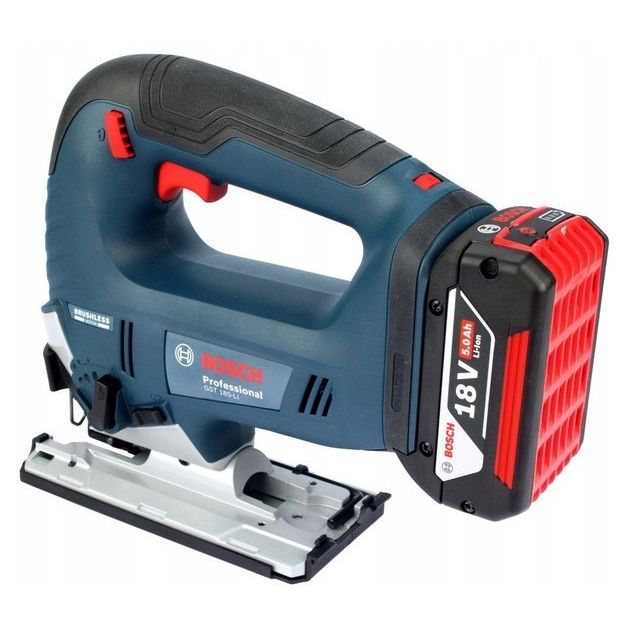 Bosch Лобзик GST 185-LI, акумуляторний 18В, Акб 4Аг, 0-3500 об/хв, хід 26мм, кейс, 2кг, фото , зображення 5 | SNABZHENIE.com.ua Bosch Лобзик GST 185-LI, акумуляторний 18В, Акб 4Аг, 0-3500 об/хв, хід 26мм, кейс, 2кг, фото , зображення 5 | SNABZHENIE.com.ua