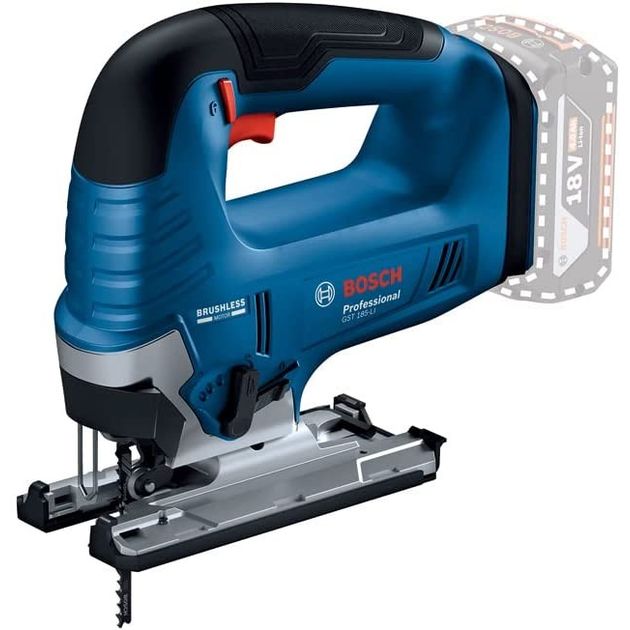 Bosch Лобзик GST 185-LI, акумуляторний 18В, хід 26мм, 0-3500 об/хв, 2.4 кг, без АКБ та ЗП, фото  | SNABZHENIE.com.ua
