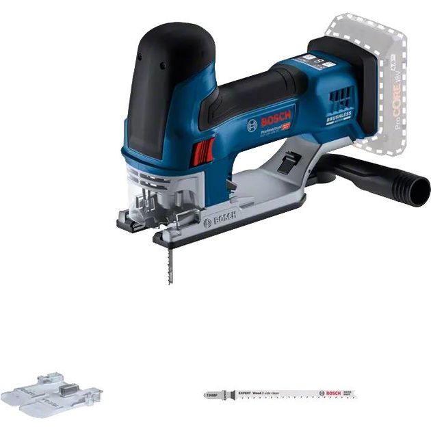 Bosch Лобзик GST 18V-155 SC, акумуляторний 18В, без АКБ и ЗП, фото , зображення 8 | SNABZHENIE.com.ua Bosch Лобзик GST 18V-155 SC, акумуляторний 18В, без АКБ и ЗП, фото , зображення 8 | SNABZHENIE.com.ua