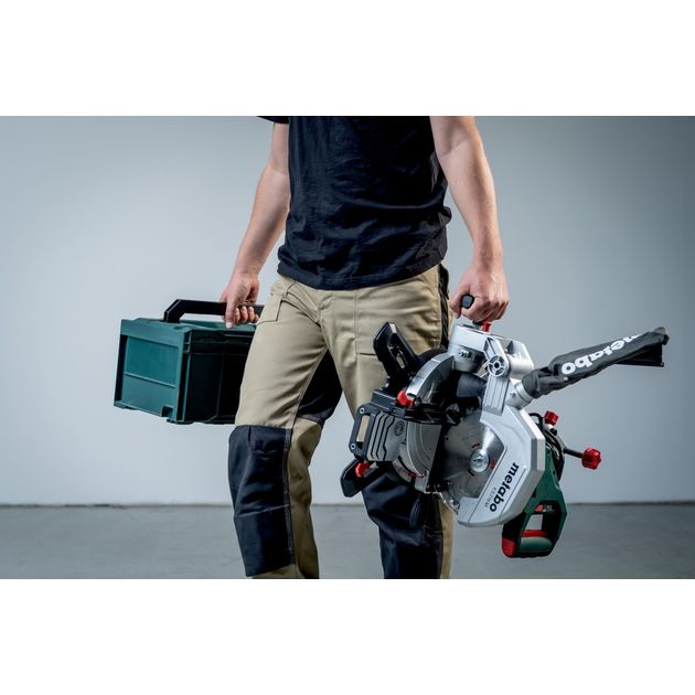 Metabo Пила торцювальна KS 216 M, 1100Вт, диск 216мм, пропил 60/45мм, 8.7кг, фото , изображение 5 | SNABZHENIE.com.ua Metabo Пила торцювальна KS 216 M, 1100Вт, диск 216мм, пропил 60/45мм, 8.7кг, фото , изображение 5 | SNABZHENIE.com.ua